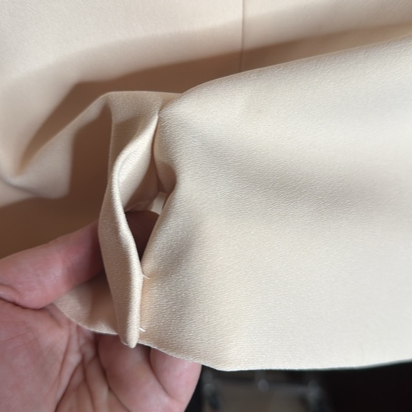 NWOT J. Crew Cropped Blazer in City Crepe Raw Cashew Size 4 - Picture 11 of 11